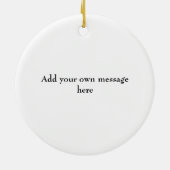 Vergeet nooit de Waterverf van de differentiële pe Keramisch Ornament (Achterkant)