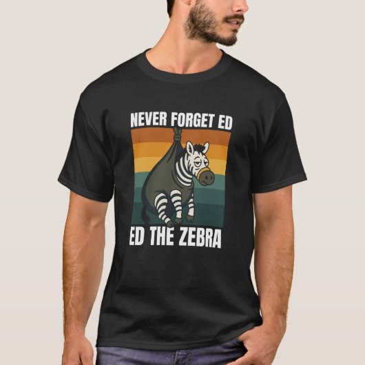 Vergeet nooit Ed de Zebra T-shirt (Voorkant)