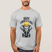Vergeet nooit een bout - Elephant Engineer T-shirt (Voorkant)