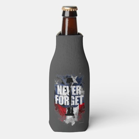 Vergeet nooit (herdenkingsdag) de koeler van de fl (Fles Voorkant)