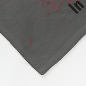 Vergeet nooit (herdenkingsdag) fleece deken (Hoek)