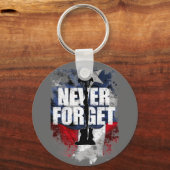 Vergeet nooit (herdenkingsdag) sleutelhanger (Voorkant)