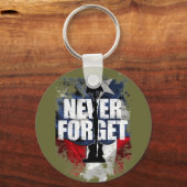 Vergeet nooit (herdenkingsdag) sleutelhanger (Voorkant)