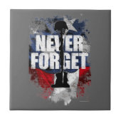 Vergeet nooit (herdenkingsdag) tegeltje (Voorkant)