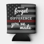 Vergeet nooit het verschil dat je hebt gemaakt, br blikjeskoeler (Achterkant)