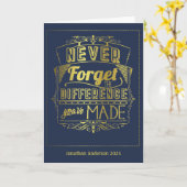 Vergeet nooit het verschil dat je hebt gemaakt Fau Kaart (Gele Bloem)