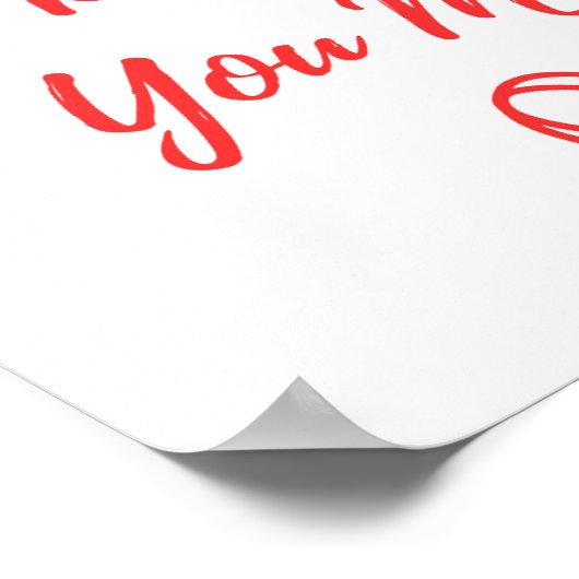 Vergeet nooit het verschil dat je maakt, gelukkig poster (Hoek)