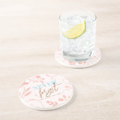 Vergeet nooit hoe goed je het voelt. zandsteen onderzetter (Zijkant)