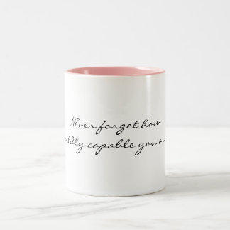 Vergeet nooit hoe u in staat bent om Mok te maken