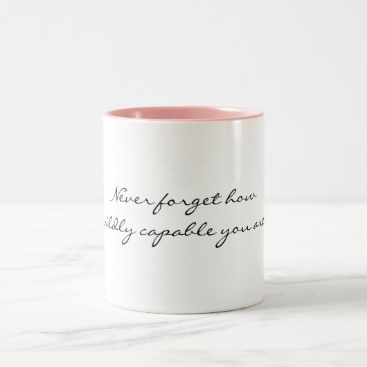 Vergeet nooit hoe u in staat bent om Mok te maken (Center)