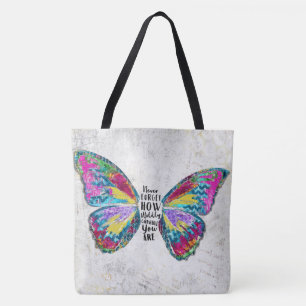 Vergeet nooit hoe willig je in staat bent tote bag