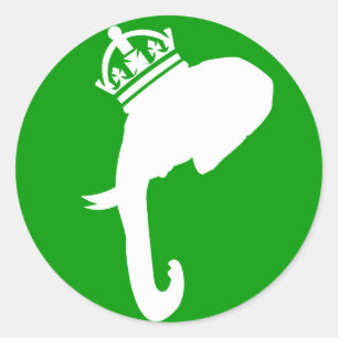 Vergeet nooit je kroonronde stickers
