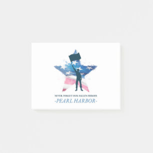 Vergeet nooit onze gestorven Heroes Pearl Harbour Post-it® Notes