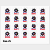 Vergeet nooit onze gestorven Heroes Vierkante Sticker (Vel)