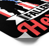 Vergeet nooit onze herdenkingsdag. poster (Hoek)