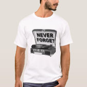 Vergeet nooit Records Funny Tshirt (Voorkant)