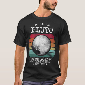 Vergeet nooit Retro  Pluto T-shirt