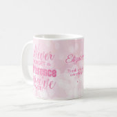 Vergeet nooit Roze Dank je wel Koffiemok (Voorkant links)