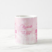 Vergeet nooit Roze Dank je wel Koffiemok (Center)