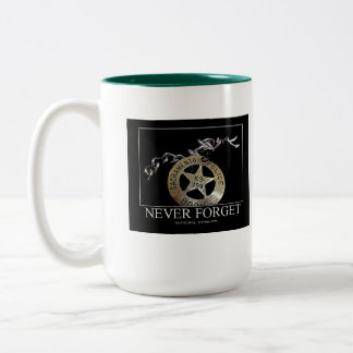 Vergeet nooit tweekleurige koffiemok