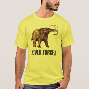 Vergeet nooit Wooly Mammoth T-Shirt