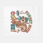 Vergeet noten, koffie! – Grappige Gezellige Deken  (Voorkant (Horizontaal))