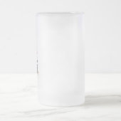 Vergeet olifanten nooit matglas bierpul (Center)