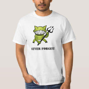 Vergeet P2P nooit T-shirt