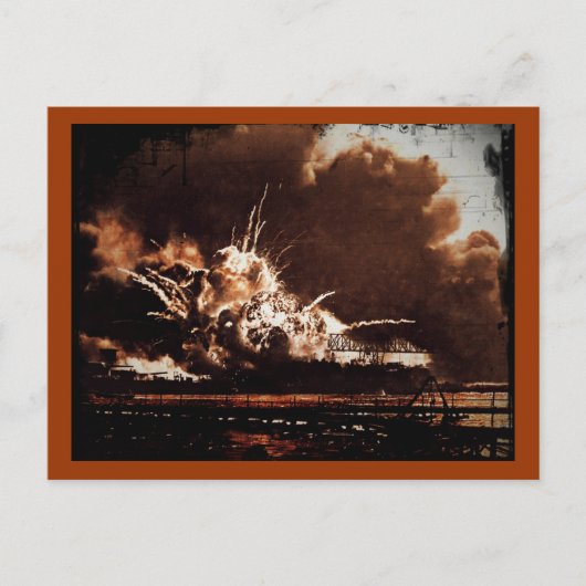 Vergeet Pear Harbour niet Briefkaart (Voorkant)