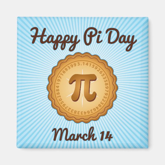 Vergeet Pi Day nooit met dit Magneet (Voorkant)