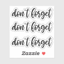 Vergeet planner memo niet schattig