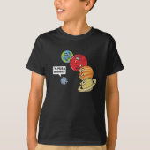Vergeet Pluto niet T-shirt (Voorkant)