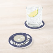 Vergeet Pluto niet Zandsteen Onderzetter (Zijkant)