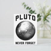 Vergeet Pluto nooit Briefkaart (Staand voorkant)