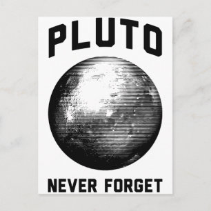 Vergeet Pluto nooit Briefkaart
