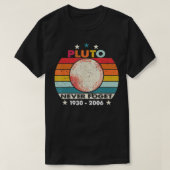 Vergeet Pluto nooit T-shirt (Design voorkant)