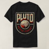 Vergeet Pluto nooit T-shirt (Design voorkant)