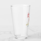 Vergeet Pluto Retro Funny Space nooit, wetenschap Glas (Rechts)