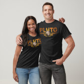 Vergeet Pluto Retro Style Space 36 nooit T-shirt (Unisex)