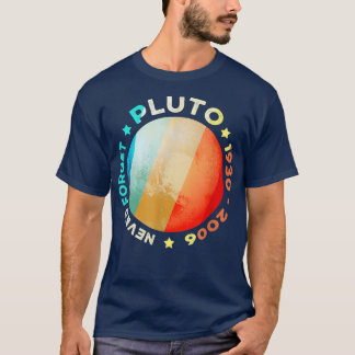 Vergeet Pluto Shirten Funny Retro Planet Space noo T-shirt