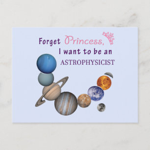 Vergeet Prinses - Astrofysicus Briefkaart