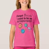 Vergeet prinses, Astrofysicus T-shirt (Voorkant)