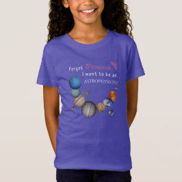 Vergeet prinses - Astrofysicus T-shirt