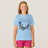 Vergeet Prinses - Astrofysicus T-shirt (Voorkant volledig)