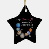 Vergeet Prinses - Astrophysicist Keramisch Ornament (Rechts)