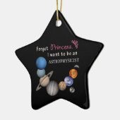 Vergeet Prinses - Astrophysicist Keramisch Ornament (Links)