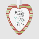 vergeet prinses dat ik dokter wil worden. ornament (voorkant)