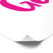 Vergeet prinses dat ik een geoloog wil zijn. perfect poster (Hoek)