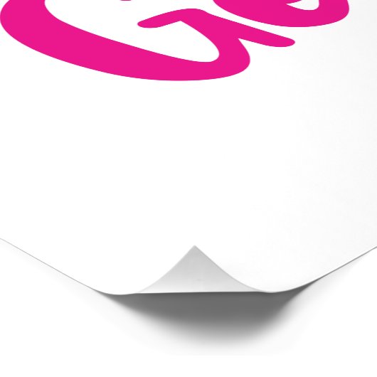 Vergeet prinses dat ik een geoloog wil zijn. perfect poster (Hoek)