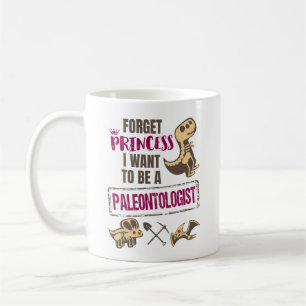 Vergeet prinses dat ik een paleontoloog wil worden koffiemok